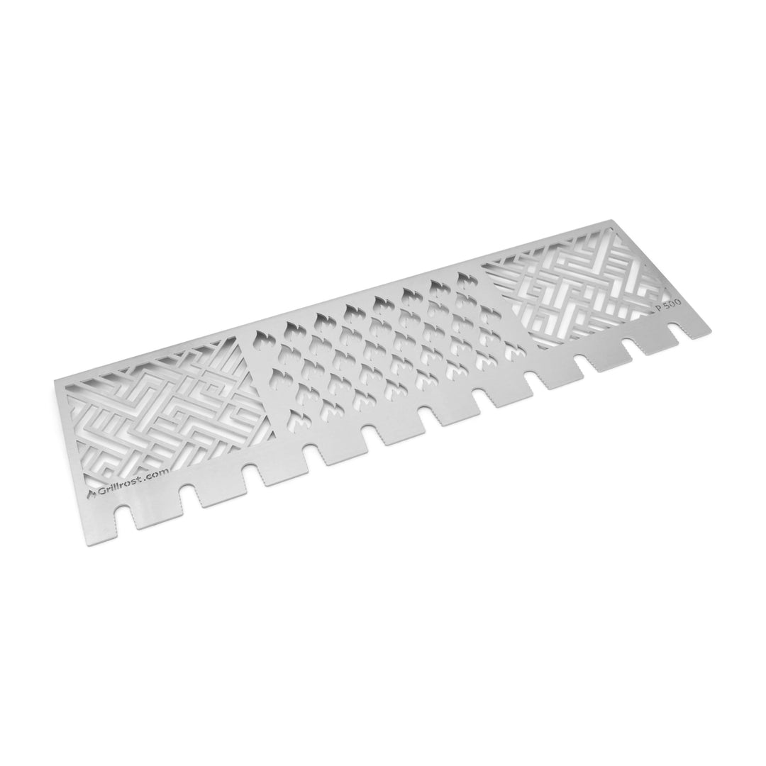 Grillrost.com Das Original Edelstahl Multistation | Warmhalterost für Napoleon Prestige 500 | mit Dr