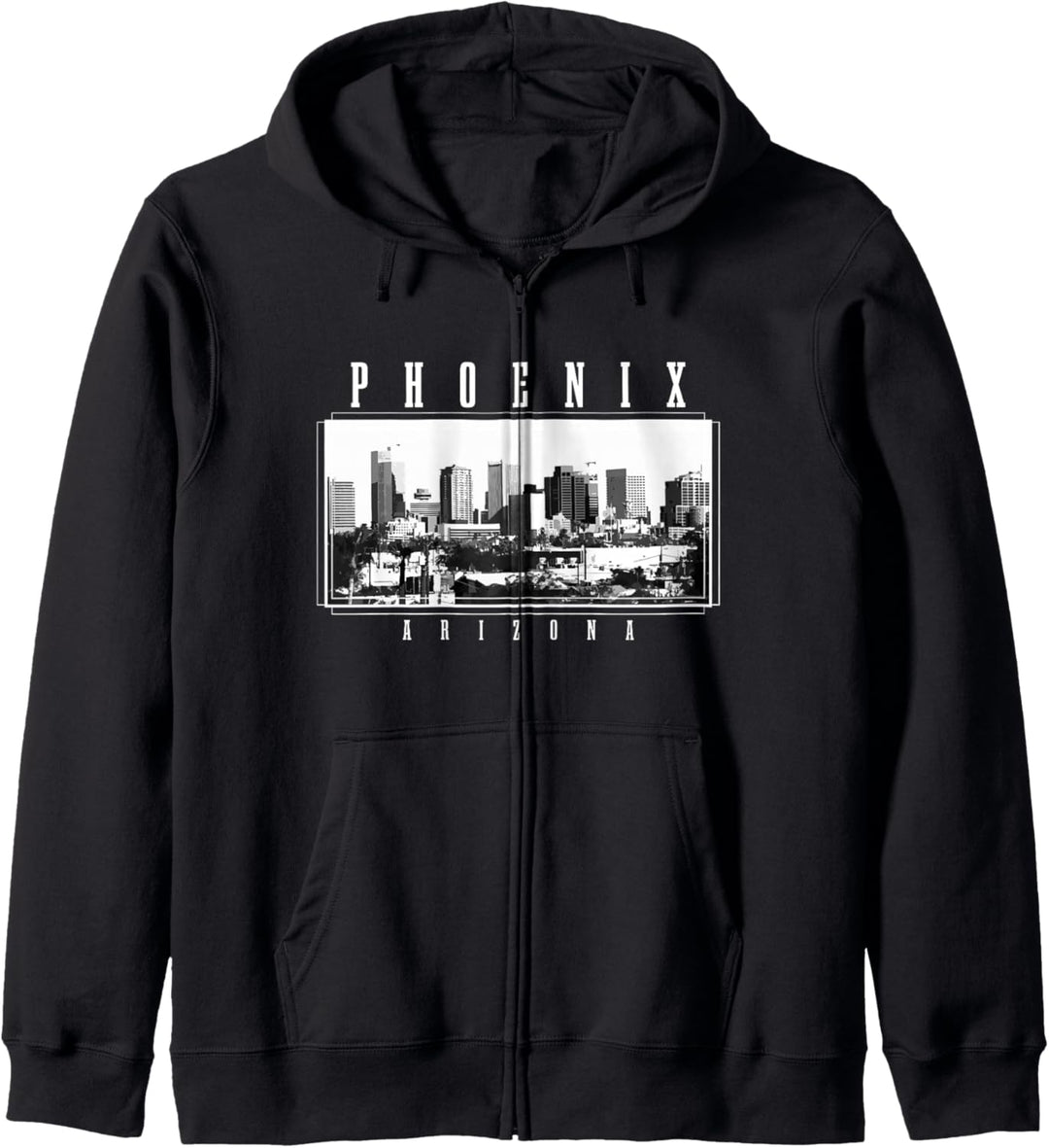 Phoenix Skyline Arizona Vintage USA Amerika Souvenir Kapuzenjacke