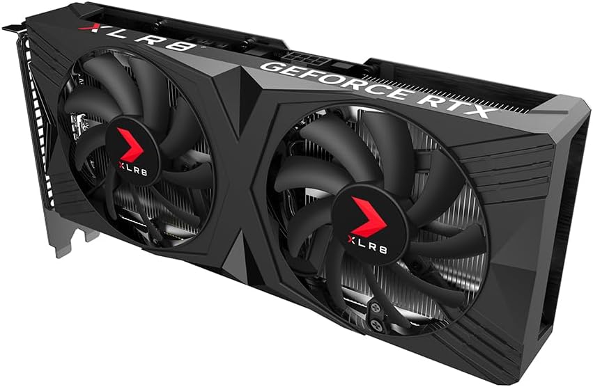 PNY GeForce RTX™ 4060 Ti 8GB XLR8 Gaming Verto Overclocked Dual Fan Graphics Card DLSS 3 RTX 4060Ti