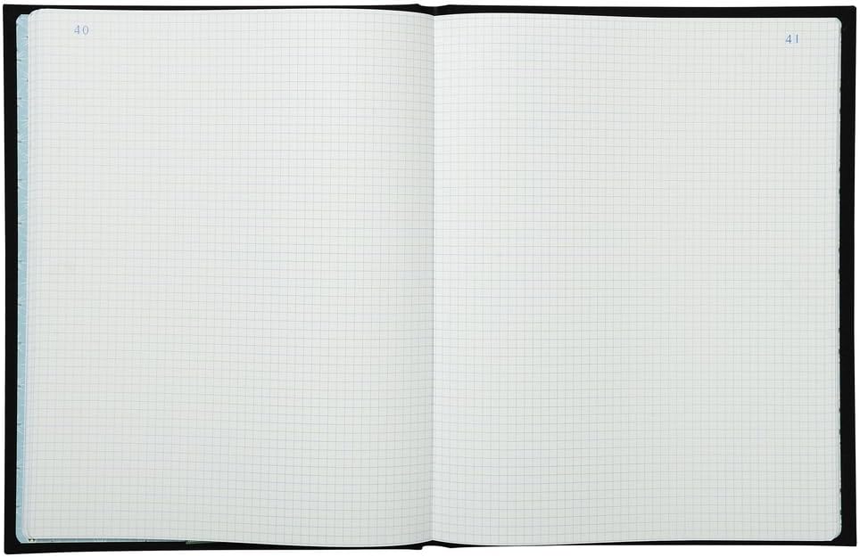 Exacompta 6411E Register 32 x 25 cm, 100 Seiten, kleine Karos, 110 g/m²