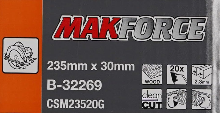 Makita MakForce Saegeblatt, 235 x 30 mm, 20Z, B-32269