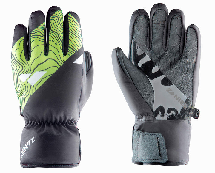 Zanier-Jugend-Handschuhe-SILLIAN.STX 4.5 Grün, Schwarz, 4.5 Grün, Schwarz