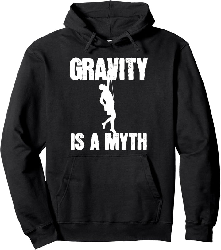 Klettern Bergsteiger Lustig Pullover Hoodie