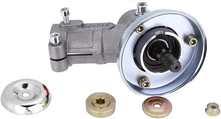 2x Trade-Shop 9-Zahn 26mm Getriebekopf/Winkelgetriebe kompatibel mit Hecht 142BTS 145 152BTS, Lawnbo