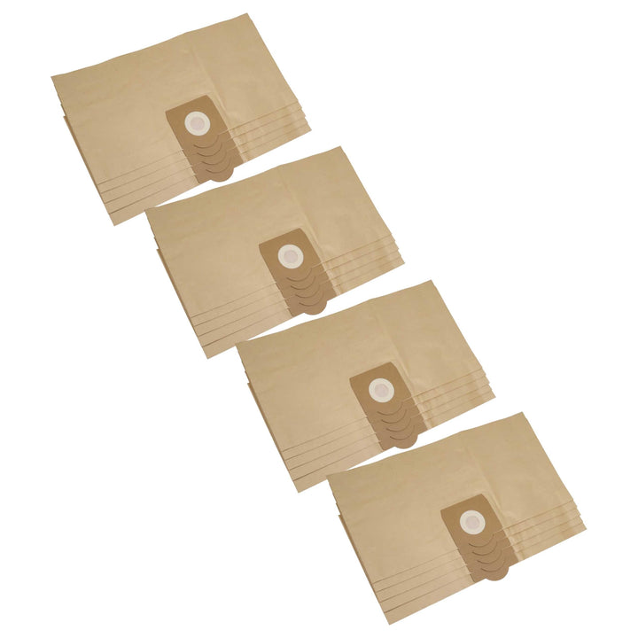 vhbw 20x Staubbeutel kompatibel mit Kärcher A 2001 | K 2001, K 3011, NT 2001, NT 211, NT 3011 Staubs