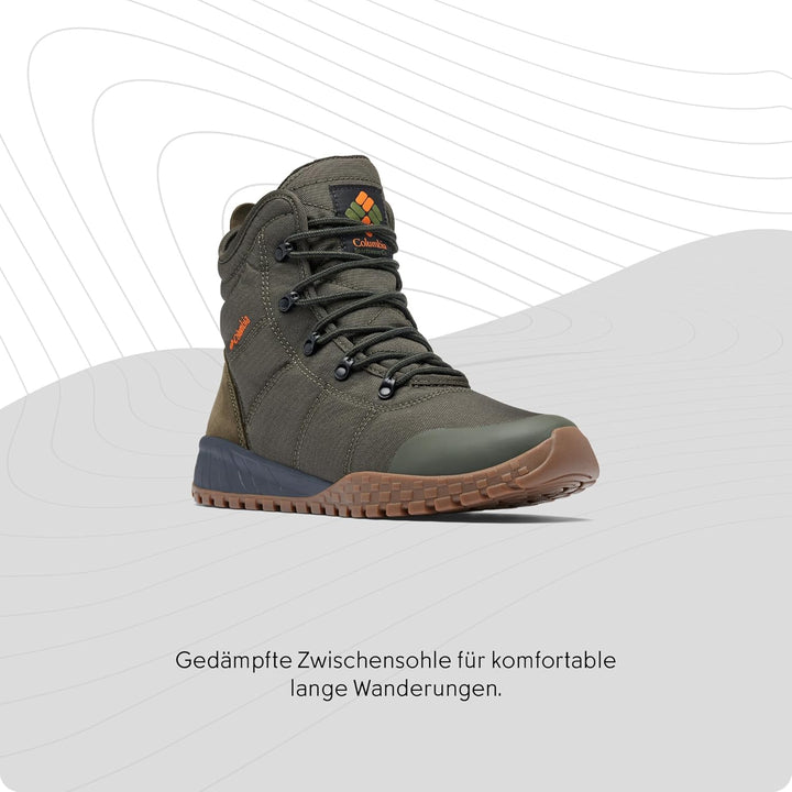 Columbia Herren Fairbanks Omni-Heat Winterstiefel 40 EU Deep Olive Desert Sun, 40 EU Deep Olive Dese