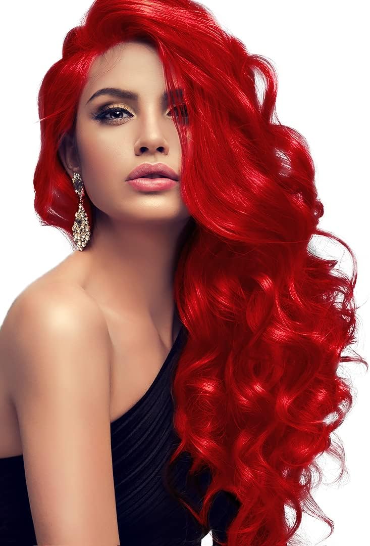 hair2heart Extensions Echthaar Bondings Gewellt - 200 Strähnen 0.5g 40cm 0/44 rot intensiv 200 Sträh