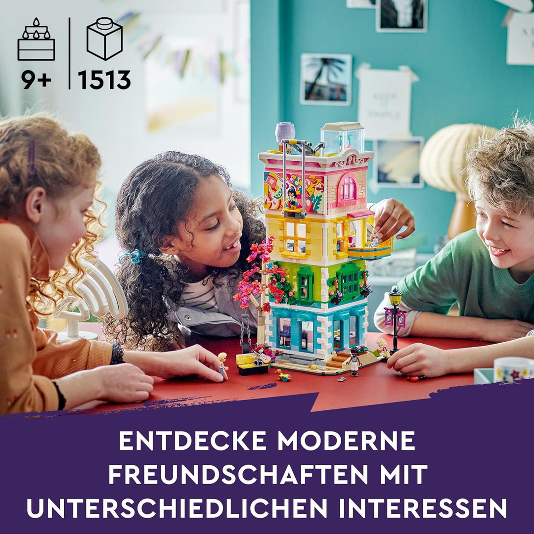 LEGO 41748 Friends Heartlake City Gemeinschaftszentrum, modular Building mit Kunst- und Aufnahmestud