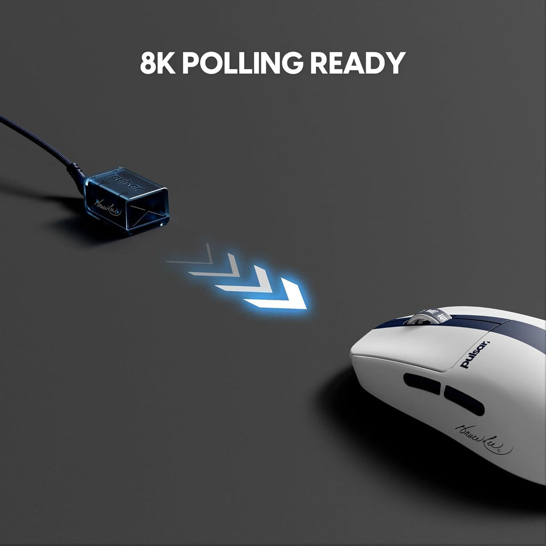 Pulsar Gaming Gears X2 Crazylight Kabellose Gaming-Maus, Ultraleicht, 39 g, optischer Schalter, 3200