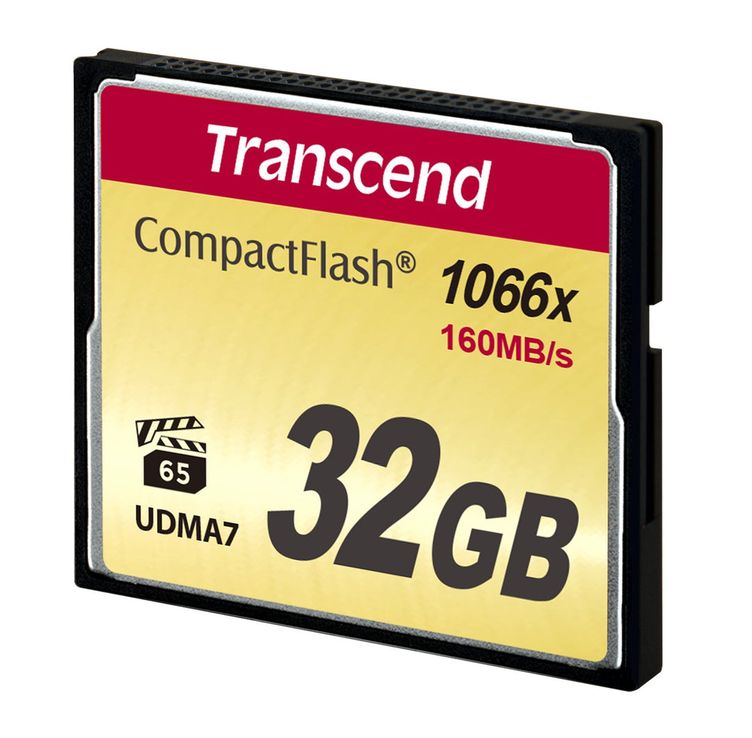 Transcend 32GB CompactFlash 1000 Speicherkarte TS32GCF1000 32GB CF1066X, 32GB CF1066X