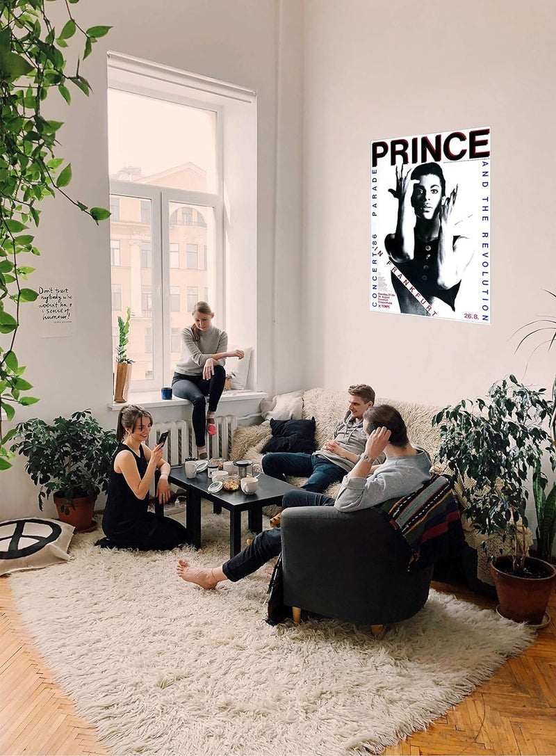 Prince - Parade, Frankfurt 1986 » Konzertplakat/Premium Poster | Live Konzert Veranstaltung | DIN A1