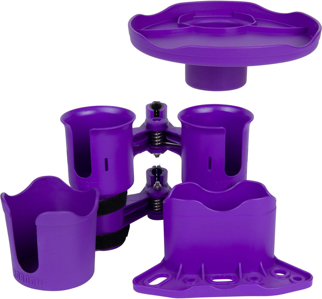 RoboCup Bester Getränkehalter für Getränke, Angeln, Strandkorb, Mikrofonständer Purple EZ-Spring, Vi