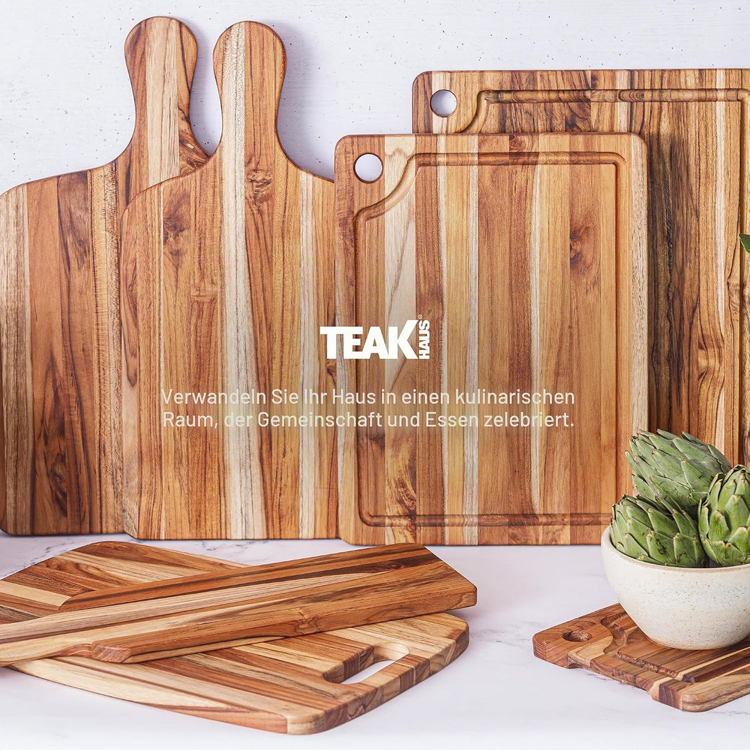 ProTeak Marine Collection, 9cm-517 Schneidebrett 46x35,5x1,9cm, Teakholz, braun, 45x20x15 cm, 45x20x