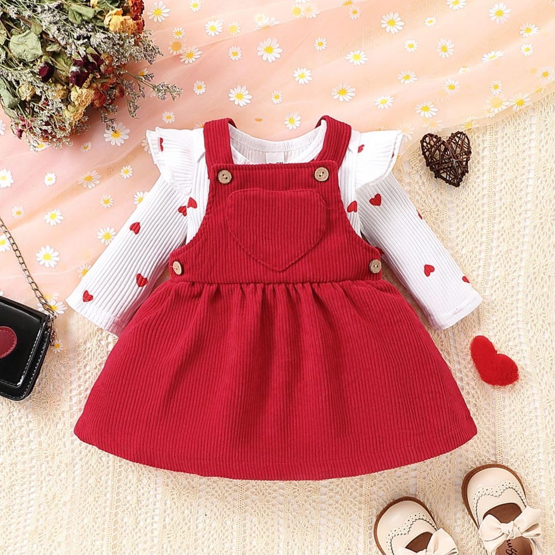 Asmea Baby Kleidung Mädchen Neugeborene Kleidung Rüschen Baby Strampler Baby Strapse Rock Bekleidung