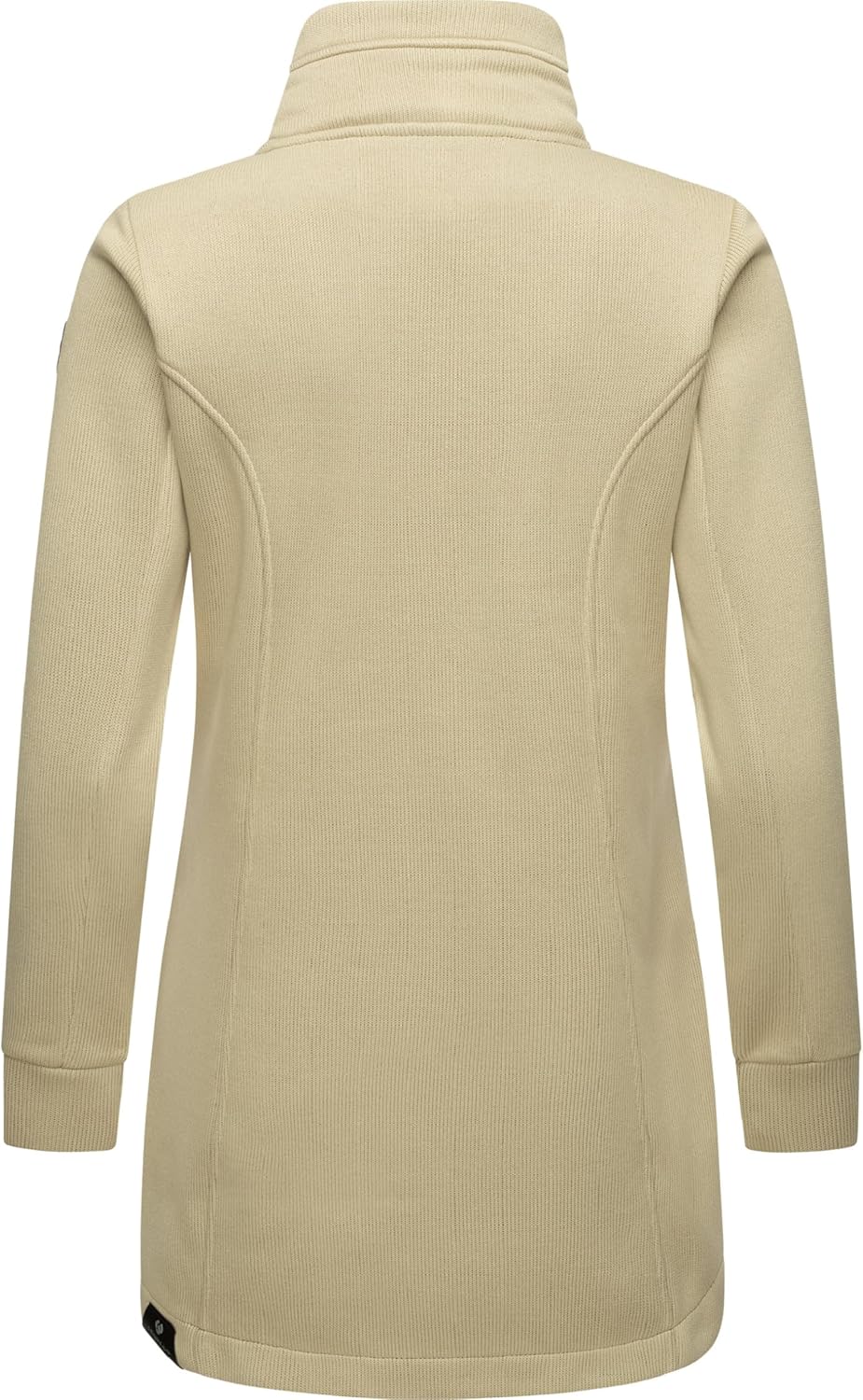 Ragwear Damen Leichter Sweat-Übergangsmantel lang windabweisendl mit hohem Kragen Letrice Bonded XS-