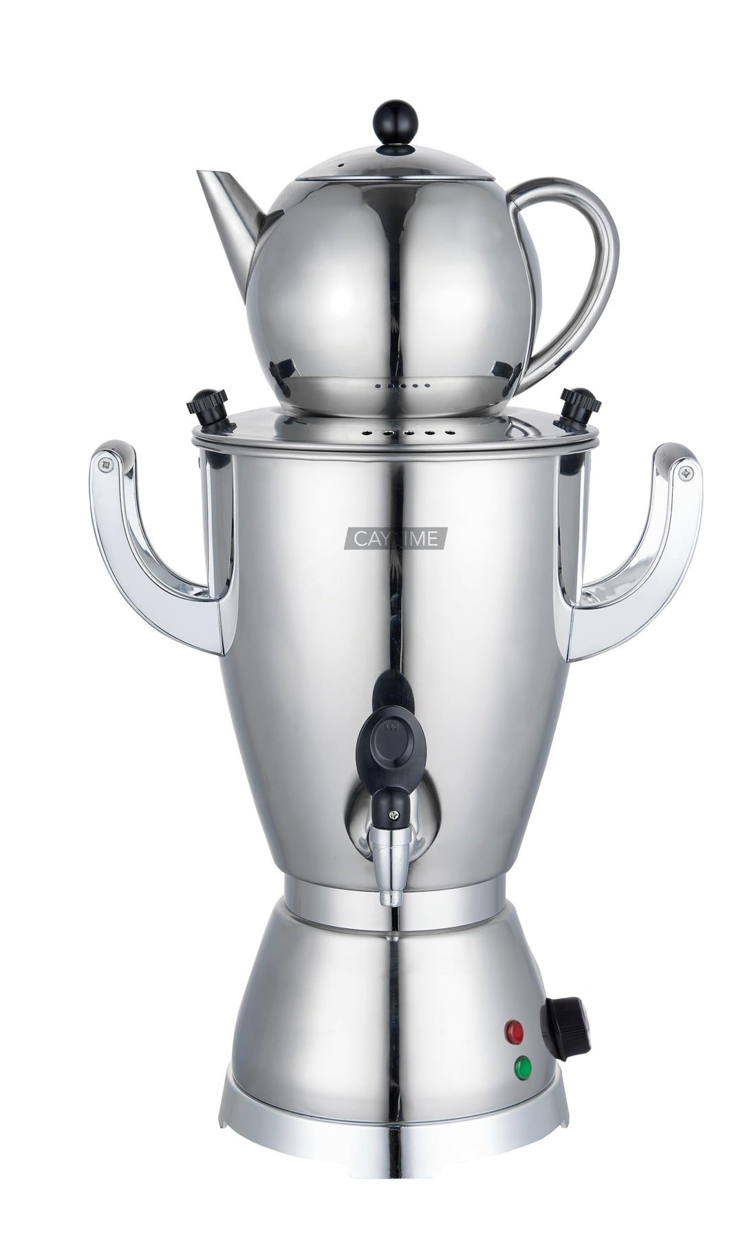 Samowar 5 L Semaver Edelstahl – Teekocher/Elektrischer Samowar für Gastronomie & Haushalt