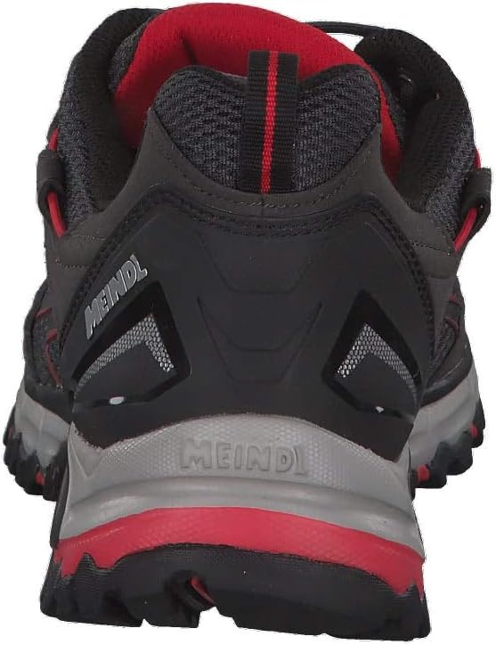 Meindl Herren Litepeak Gt Kletterschuhe hoch, Schwarz und Rot., Anthrazit Rot