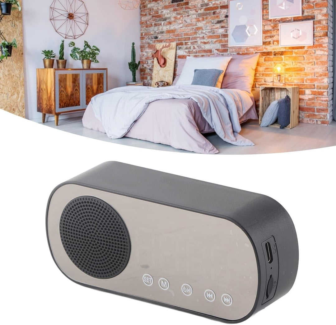 Sxhlseller Radiowecker, Duale Weckereinstellung, Tragbares, Digital Abgestimmtes UKW-Radio, mit Blue