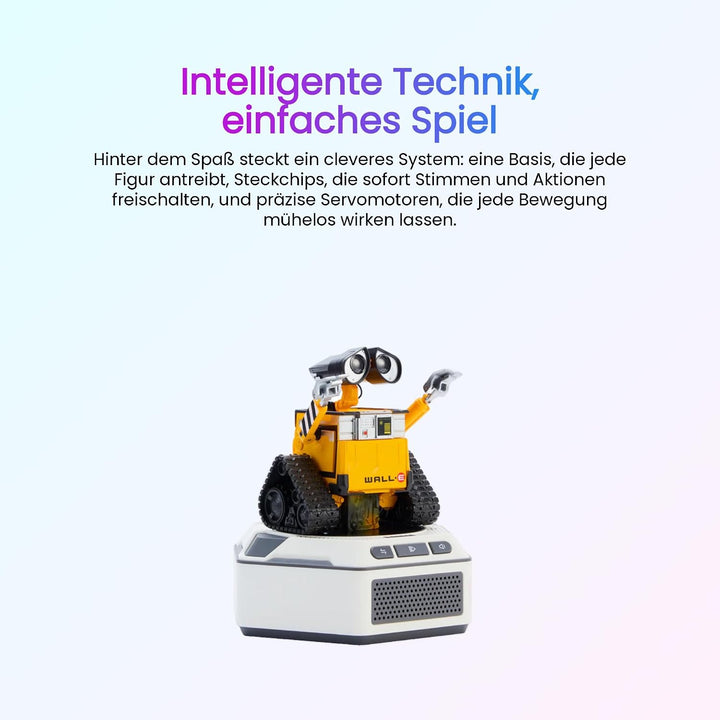 Robosen WALL·E &amp; EVE Mini-Roboter Sammlerset – Interaktive Disney Pixar Smart-Roboter mit Stimme, Li