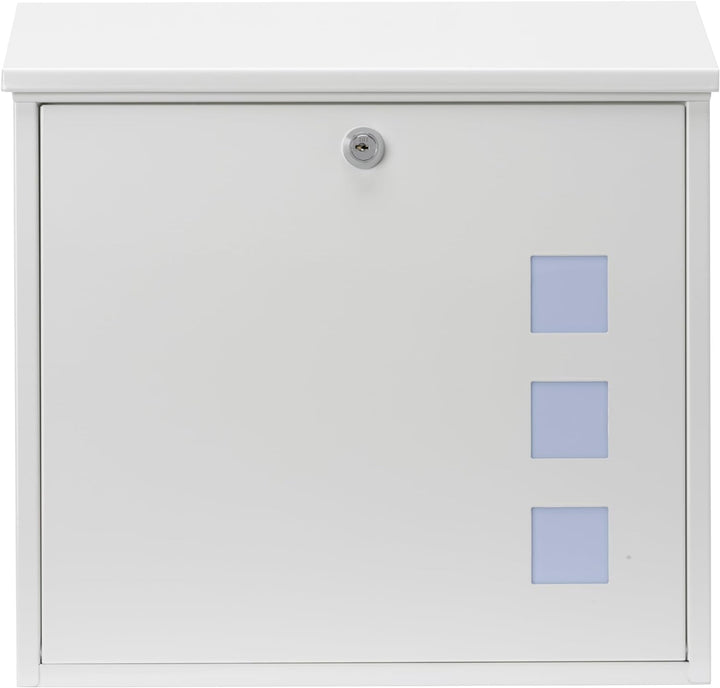 Sterling Aire Briefkasten, aus Stahl, weiss