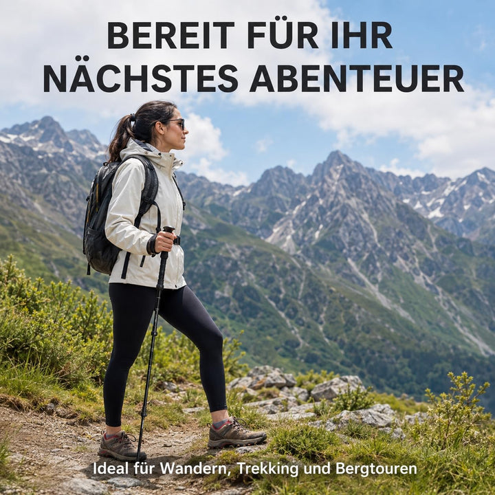 Trekkingstöcke Carbon Ultraleicht 169 g, Teleskop Wanderstöcke 63–135 cm | Teleskop Wanderstöcke 63–
