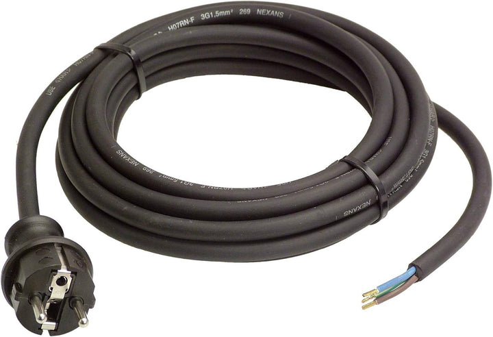 as - Schwabe Gummi-Anschlussleitung 10 m – Verbindungskabel 230 V / 16 A, H07RN-F 3G1,5 & Bohrmaschi