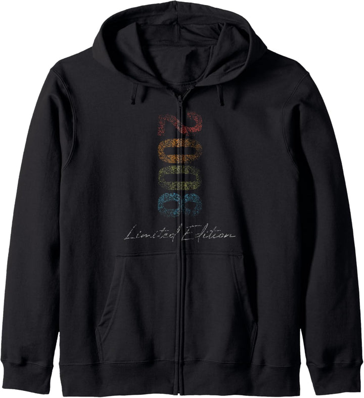 Geburtstag 2008 limitierte Auflage Retro Grunge Geschenk Kapuzenjacke