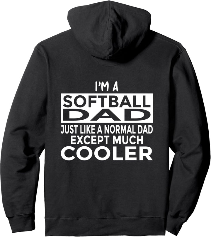Softball Dad Genau wie Dad, nur viel cooler Pullover Hoodie