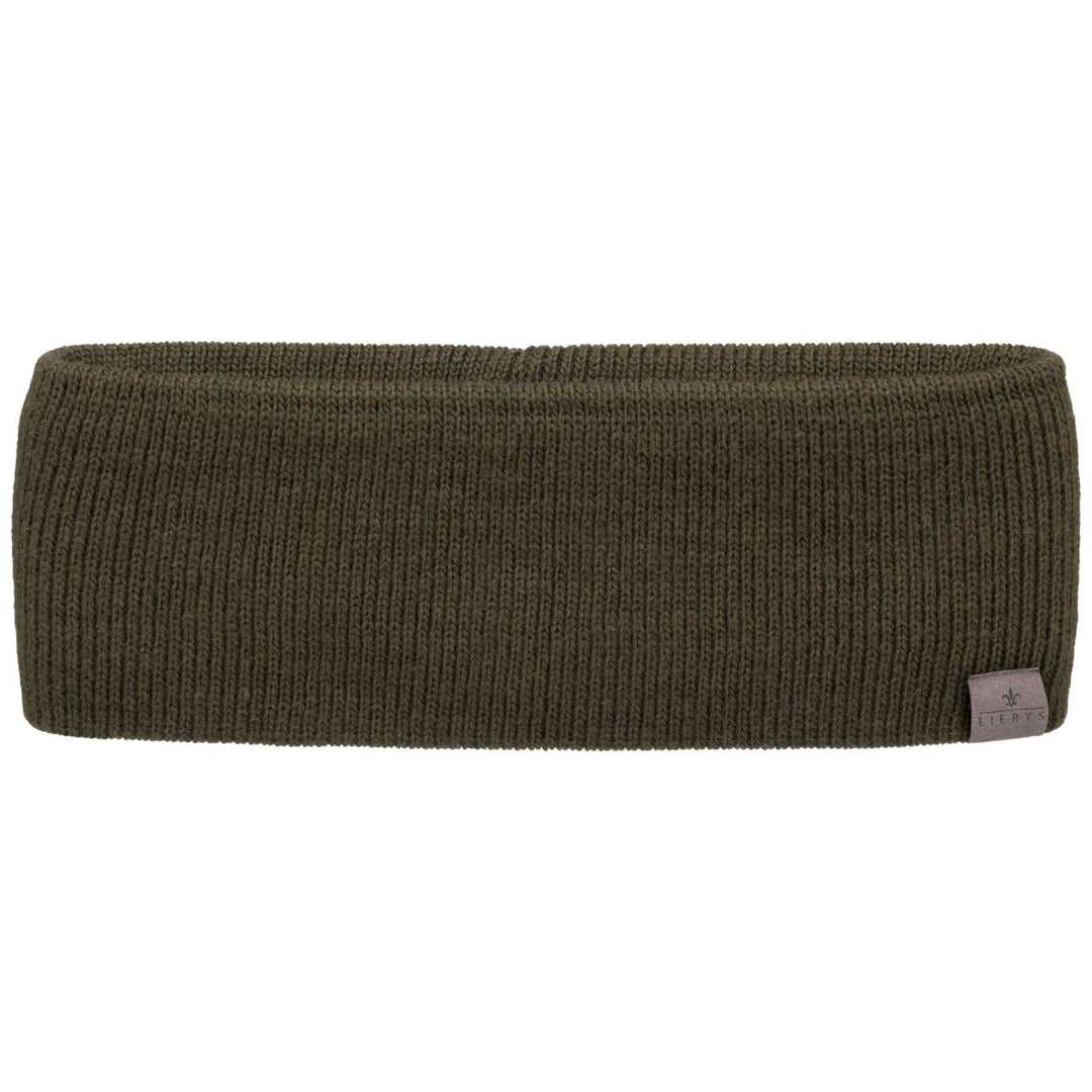 LIERYS Mono Stirnband Damen/Herren 8 cm breit - Made in Germany - dreilagiges Strickband gefüttert m