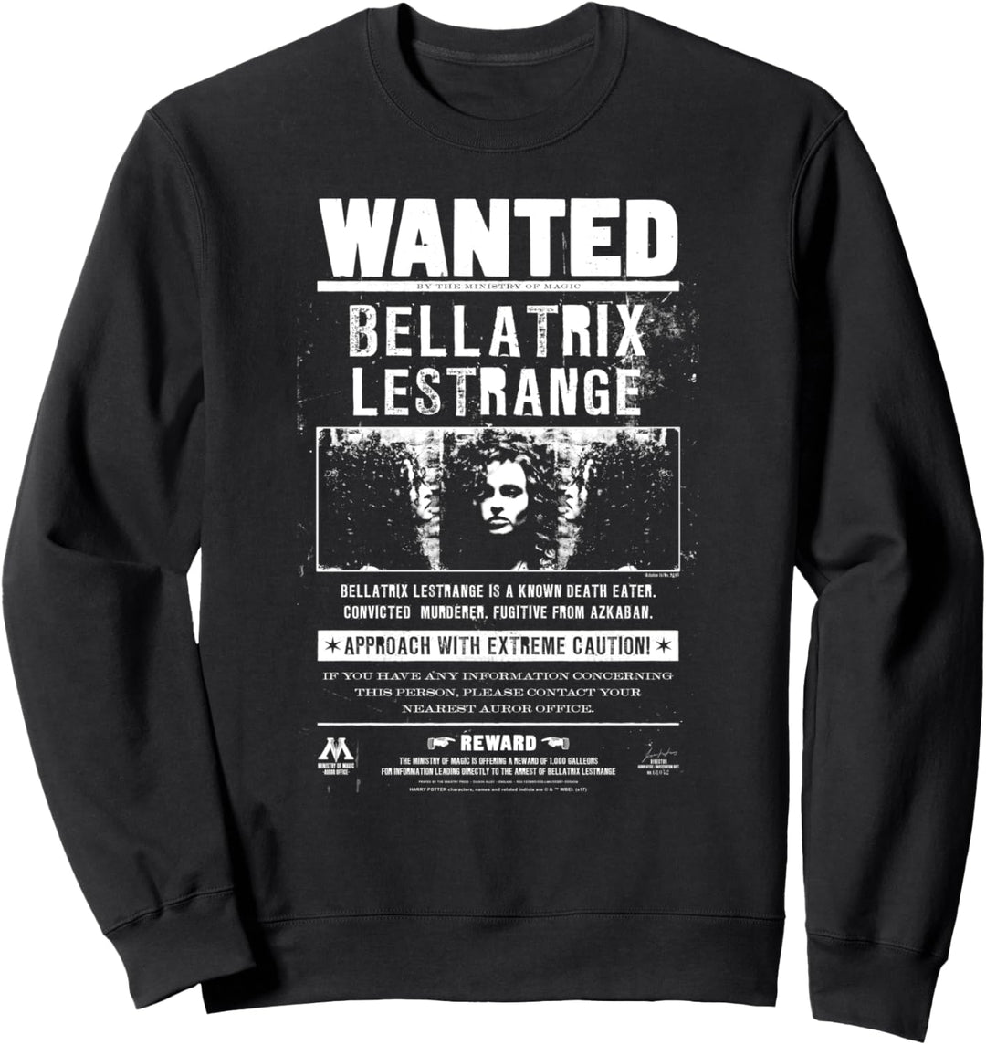 Harry Potter Wanted Bellatrix Sweatshirt