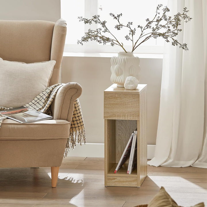 SoBuy FBT111-Nx2 Nachttisch 2er Set mit Schublade für Boxspringbett Sofatisch 2 stücke Beistelltisch