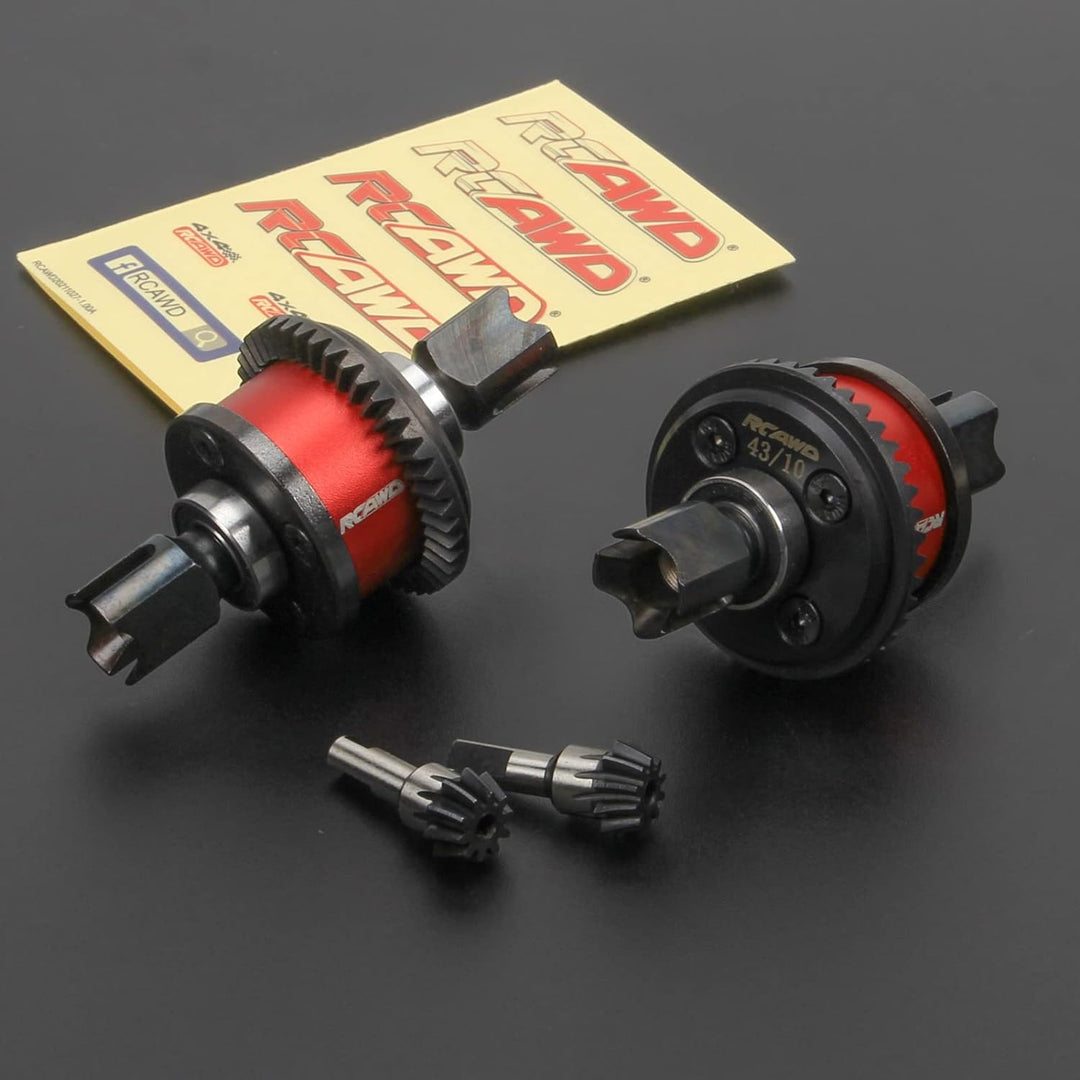 RCAWD Differential Active F/R Diff-Set für Arrma 1/7 Felony Limitless Infrktion Fireteam Mojave 6s U