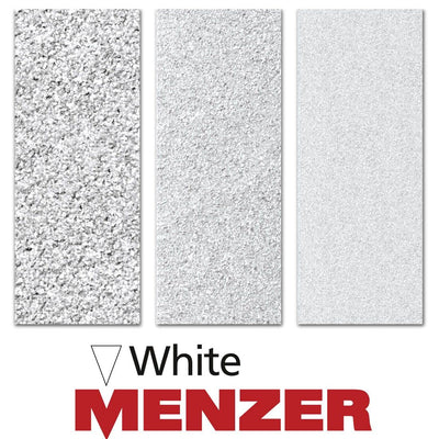 MENZER White Klett-Schleifscheiben, 225 mm, 10-Loch, f. Trockenbauschleifer, Normalkorund (25 Stk.)