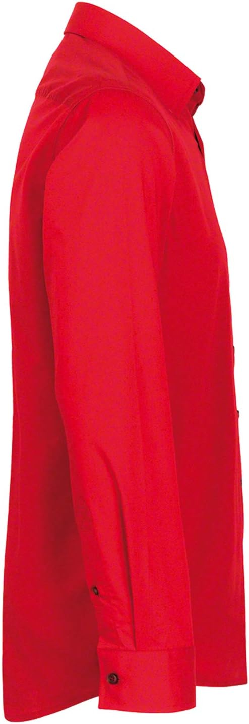 Hakro Hemd 1/1 Arm Performance M Rot, M Rot
