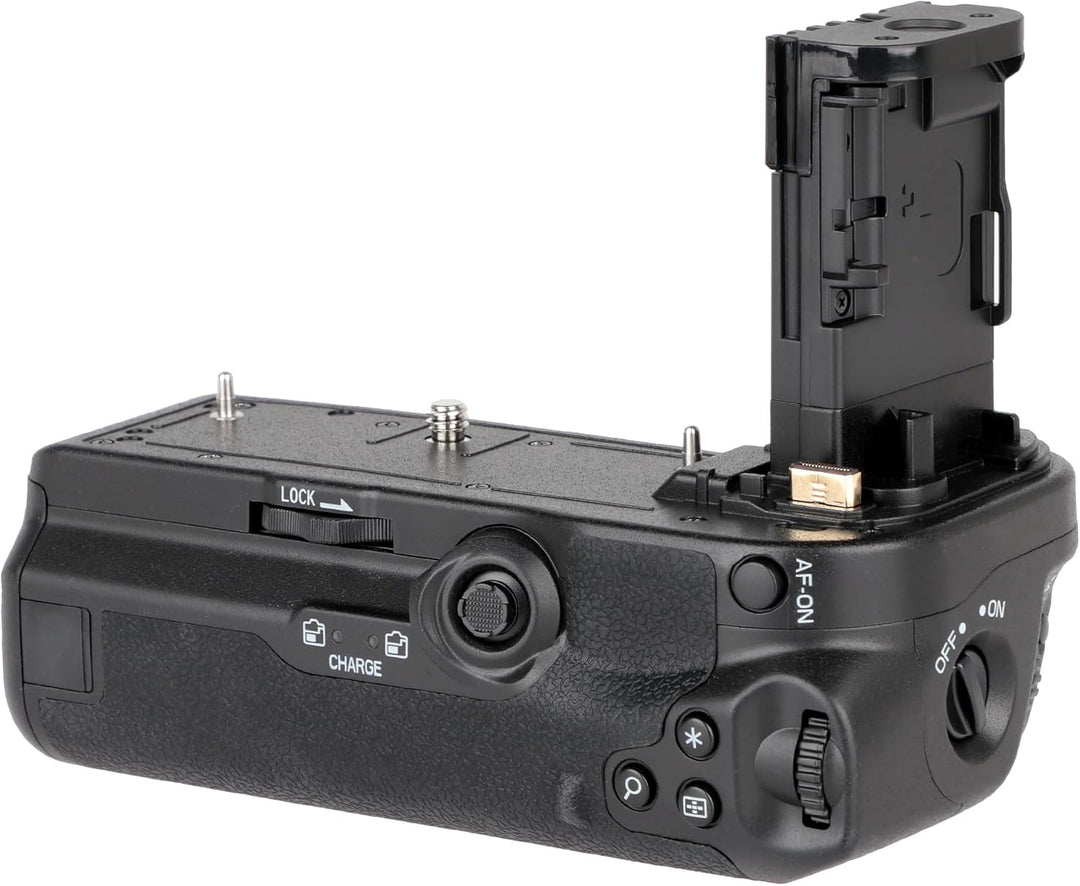 ayex Batteriegriff Kompatibel mit Canon EOS R5 & R6 wie BG-R10 inkl. 2X LP-E6N Akkus kompakter Handg