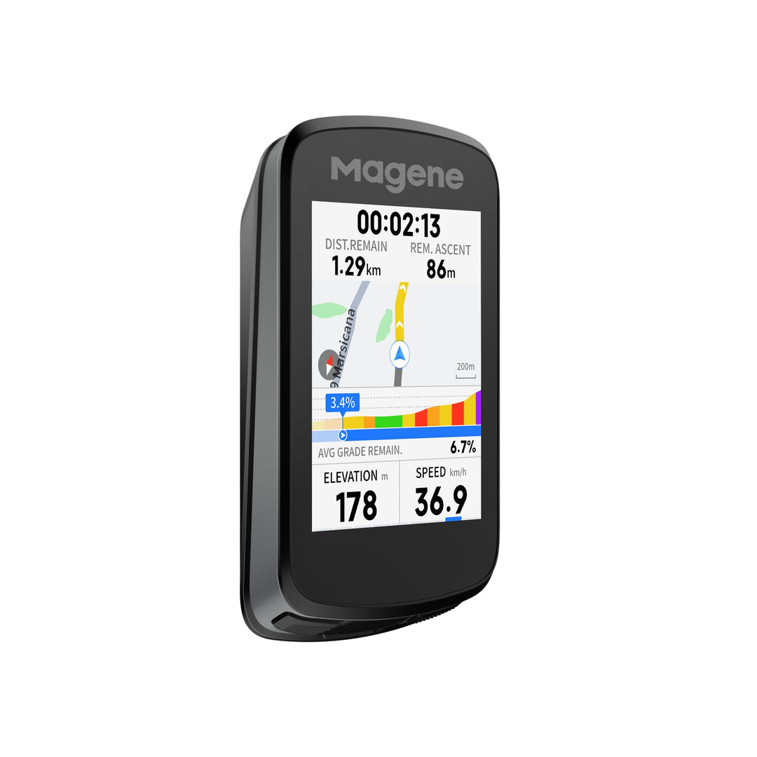 Magene C606 V2 GPS-Fahrradcomputer, Multi-Scenario ClimbPro, WLAN- & Bluetooth-Datenübertragung, Rou