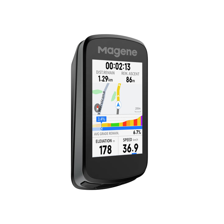 Magene C606 V2 GPS-Fahrradcomputer, Multi-Scenario ClimbPro, WLAN- & Bluetooth-Datenübertragung, Rou