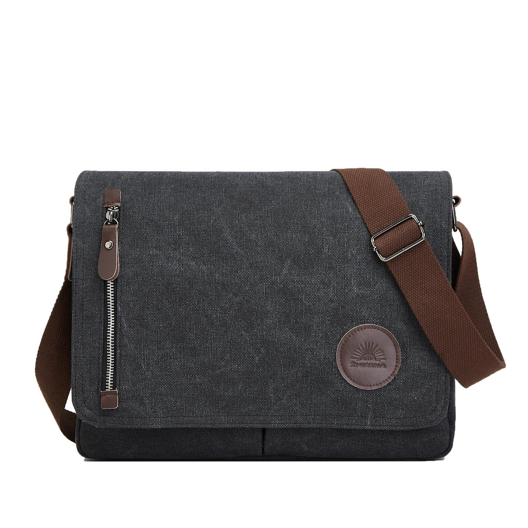 ZHIERNA Umhängetasche Herren für Herren und Damen, Canvas Messenger Bag, Vintage schultertasche für