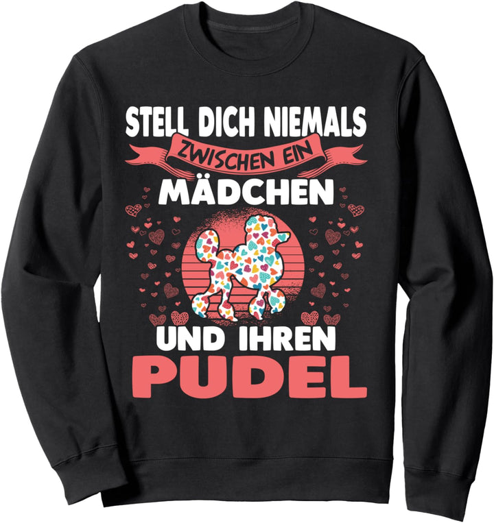 Hundebesitzerin Pudel Sweatshirt