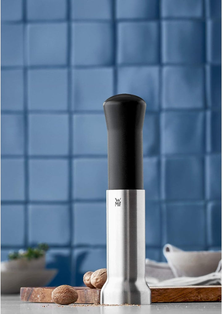 WMF Gourmet Parmesanreibe Kurbel 18 cm, Parmesanmühle & Top Tools Muskatmühle 16,5 cm, Muskatnuss Mü