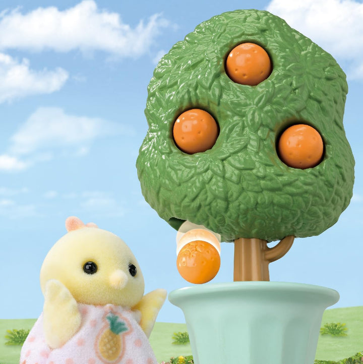 Sylvanian Families - 5860 Zitronenvogel Familie, Spielset mit Tierfigur und Zubehör, Tierfiguren, Vö