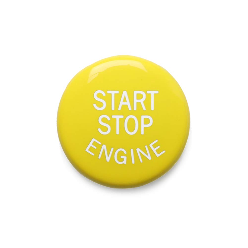 iSpchen Auto Motor Knopfabdeckung Start/Stopp Tastenabdeckung Motor Startknopf Abdeckung für 3er E c
