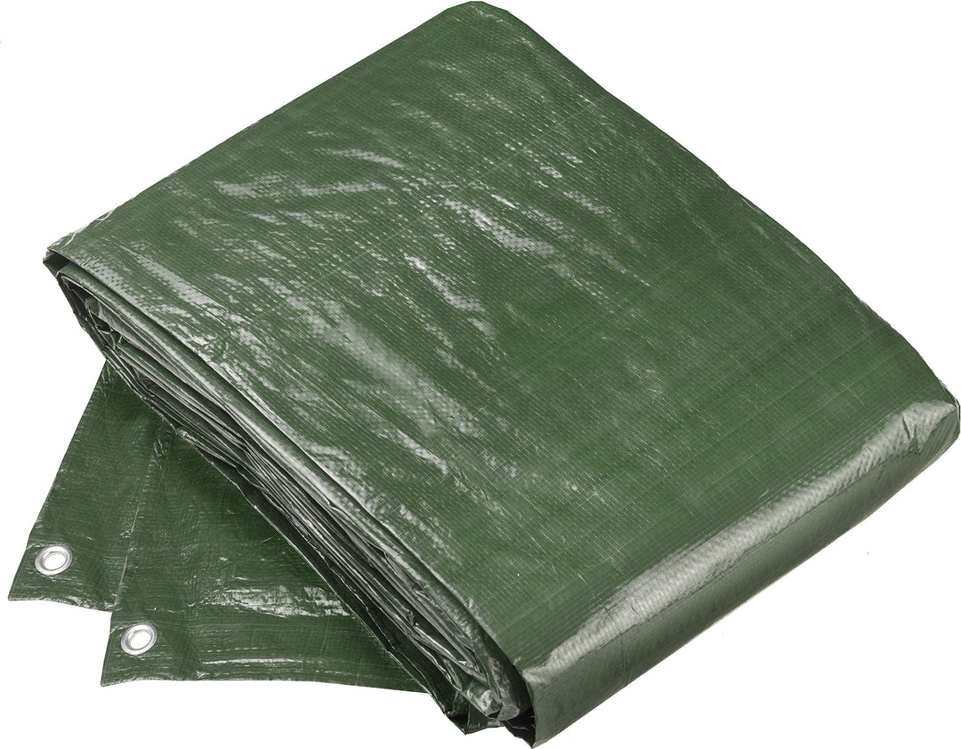 Connex Schutzplane 5 x 6 m - 100 g/m² - Beidseitig beschichtet - Wasserabweisend &amp; UV-stabilisiert -