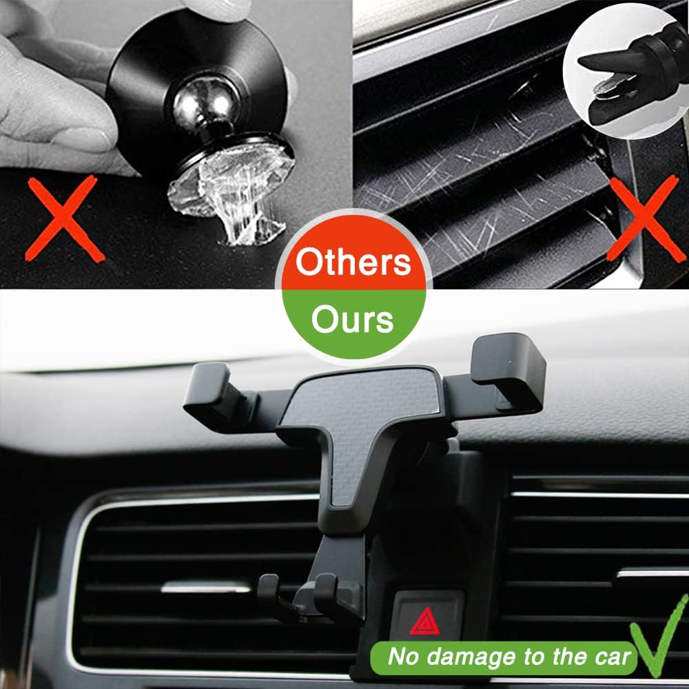 AYADA Handyhalterung Kompatibel mit Golf 7, Handy Halter Phone Holder Gravity Auto Lock Stabil ohne