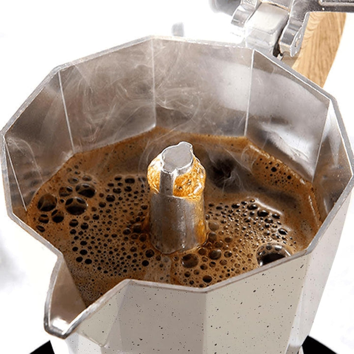 Palmcee Espressokocher für Den Herd, 6 Tassen Espressotassen Mokkakanne mit Filter, 300 ML, Italieni