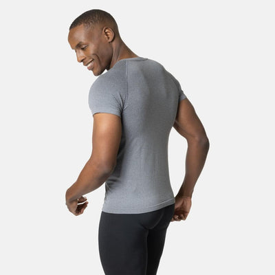 Odlo Herren Funktionsunterwäsche Performance Light ECO XXL Grey Melange, XXL Grey Melange