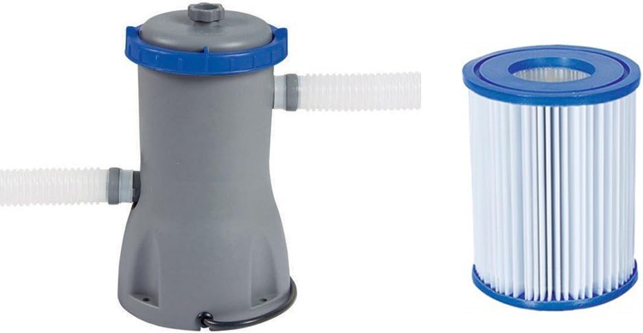 Bestway 57109GS Fast Pool Set mit Filterpumpe GS, 305 x 76 cm 305 x 76 cm Blau, 305 x 76 cm Blau