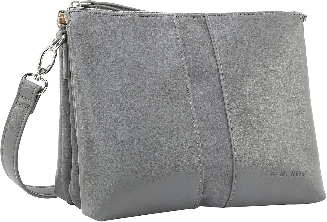 Gerry Weber - soft mix shoulderbag shz Grau 22,00x17,00x8,00 cm Farbe:grau / Material:polyester,pu,