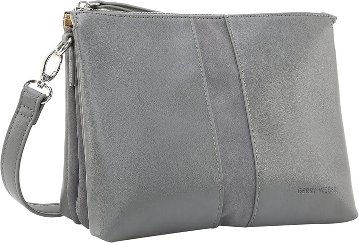 Gerry Weber - soft mix shoulderbag shz Grau 22,00x17,00x8,00 cm Farbe:grau / Material:polyester,pu,