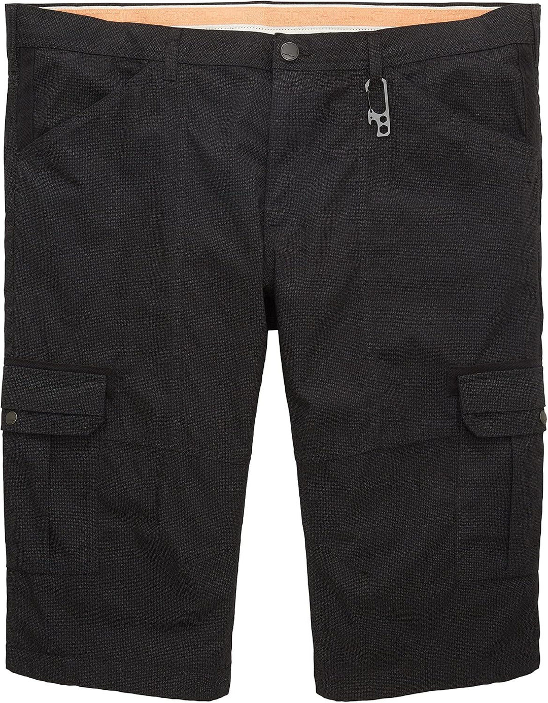 TOM TAILOR Herren Plussize Cargo Max Overknee Bermuda Shorts 42W 31309 - Black Grey Pattern, 42W 313